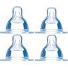 MAM - Tettarelle in silicone, flusso neonato, set di 4 pezzi per biberon anticoliche e Hold Me