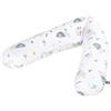 Julius Zöllner4660010090 - Cuscino per allattamento/per gravidanza, imbottitura particolarmente piacevole e avvolgente, circa 180 cm, colore: Beige