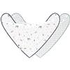 LÄSSIG Bavaglino sciarpa triangolare 2 pezzi. Bottone a pressione reversibile in cotone biologico/Baby Bandana Garden Explorer Tractor
