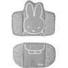 roba Cuscino Riduttore per Sedia miffy® - 2 Pezzi - Adatto ai Seggioloni roba Sit Up/ Grow Up e ad altri Seggioloni Standard - Morbido - Imbottito - Microfibra - Resistente - Grigio