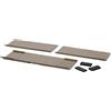 Prince Lionheart 0089 Adjustable Cookerguard - Protezione Per Piano Cucina Regolabile,Trasparente/Grigio - 660 g