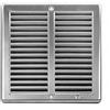Haco Griglia di ventilazione in acciaio inox, con zanzariera e cornice (200 x 200 mm)