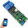 Newgoal WiFi Relè jog momentaneo/Interruttore autobloccante Modulo fai-da-te Domotica intelligente Controllo APP compatibile Alexa/Google Assistant/IFTTT (DC2-ew)