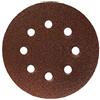 GOODWAY Set di dischi abrasivi in tessuto, 50 pezzi, Ø 115 mm, 8 fori, grana 40, carta vetrata per levigatrice orbitale, fogli abrasivi per legno e metallo, cuscinetti abrasivi di alta qualità con