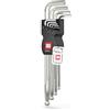 INBUS® 70167 Set Chiave a Brugola 9pz, 1.5-10mm, con Testa a Sfera — Made in Germany