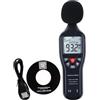 GAIN EXPRESS Misuratore Di Livello Professionale Audio Con Retroilluminazione Display Ad Alta Precisione Di Misura 30dB-130dB (with Data Record Function)