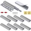 Jiayi Push Pull per Ante Pesante Dovere Jiayi 10 Pezzi Apertura a Pressione Ante Home Push to Open Chiusura Magnetico Pressione Chiusura Push Pull Ante per Mobili Apertura Calamita a Pressione Sistema