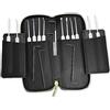 MULTIPICK ELITE 17 Lockpicking Set [17 Pezzi, Compresa la Custodia in Pelle] Grimaldelli per Serratura - Kit Grimaldelli - Apri lucchetto - Kit Scassinatore - Grimaldello & Grimaldelli