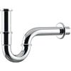 VARIOSAN tubo universale sifone/sifone per lavabo 12951, 1 1/4 x 32 mm, acciaio inox, cromato