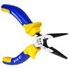 S&R Pinza Universale a Becco Lungo Piatto Professioanle con Spigolo di Taglio 165mm, Manici a 2 componenti