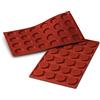 silikomart, 20.030.00.0060, sf030 fiorentine - stampo in silicone ø35 h 5 mm