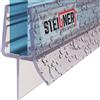STEIGNER Guarnizione doccia, 160cm, per spessore vetro 3,5/4/ 5 mm, guarnizione dritta in PVC, UK13