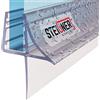 STEIGNER Guarnizione doccia, 170cm, per spessore vetro 6/7/ 8 mm, guarnizione dritta in PVC, UK09
