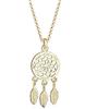 Elli Collana con Pendente da Donna in Argento 925, Oro, Misura 45