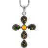 InCollections 242A205006340 - Catenina con pendente da donna con ambra, argento sterling 925, 420 mm