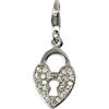 Carlo Biagi CSCZ07C - Pendente da donna, argento sterling 925
