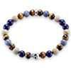 Thomas Sabo bracciale da donna uomo teschio Ribelle nel cuore argento sterling 925 lunghezza 19 cm A1532-926-7-L19