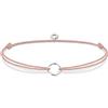Thomas Sabo Little Secret Bracciale da Donna con Charm A Forma di Cerchio in Argento 925 Ls068-173-19