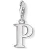 Thomas Sabo Femmes-Pendentif charm Lettre P Charm Club Argent Sterling 925 0190-001-12