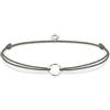 Thomas Sabo Little Secret Bracciale da Donna con Charm A Forma di Cerchio in Argento 925 Ls066-173-5