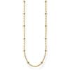 Thomas Sabo collana pisello unisex argento 925 placcato oro giallo KE1890-413-39-L42v