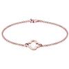 Elli Bracciale da Donna in Argento 925 Placcato in Oro Rosa