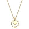 Elli Collana da Donna, in Argento 925, Oro, Misura 45
