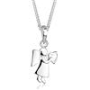 Elli Collana da Donna Ciondolo Angelo Filigrana in Argento Sterling 925