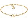 Elli Bracciale Donna Cerchio Intrecciato Minimo in Argento Sterling 925