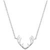 Elli Collana Donna Ciondolo in corna di renna in argento 925