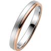 Trauringe Liebe hoch zwei - Anello, oro 14 carati (585) bicolore, Uomo, taglia 18