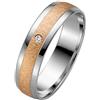 Trauringe Liebe hoch zwei - Anello, oro 8 carati (333) Bicolore, Donna, 10