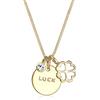 Elli Necklace Elli Necklace Luck Cloverleaf Crystal 925 Sterling Silver