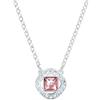Swarovski Collana Una Angelic, Rosa, Placcato rodio