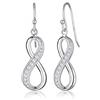 Elli Orecchini da Donna in Argento 925 con Zirconia Cubica Bianco 0.002ct