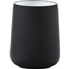 Zone Denmark Nova, portaspazzolini, Porcellana, Nero , ø 8 cm, h 10 cm