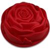 FantasyDay® Stampo in Silicone per Dolci a Forma di Rosa, 1 Pezzi Silicone Muffin Sapone Handmade Stampi per Cubetti di Ghiaccio, Biscotti, Tortini, Cioccolato, Dolci - Silicone Antiaderente