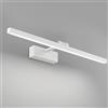 Klighten Luce Specchio Bagno Led 60cm Girevole di 180°, 18W 1170 Lumen, Impermeabile IP44 Lampada da Specchio Bagno, Applique Bagno Specchio Moderno, Bianco Freddo 5500K, Bianco