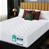 Utopia Bedding Coprimaterasso Trapuntato 140x200 cm, Sovrappad Protezione per materasso | Protège-matelas matelassé imperméable avec sangles élastiques, qualité hôtelière, fibres vierges, Oeko-Tex, Utopia Bedding