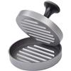GRÄWE Pressa per hamburger con 50 fogli di carta da forno, set di pressa per hamburger in alluminio pressofuso per deliziosi hamburger, Patties, BBQ, pressa per hamburger con rivestimento antiaderente