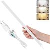 SOAIY Lampada da incasso a LED, 40 cm, 650 lm, 7 W, dimmerabile, 3 colori di luce, bianco freddo/bianco neutro, facile da montare, lampada da cucina, armadio, cavo da 2 m, con alimentatore di rete USB