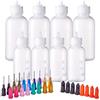 BENECREAT 8 Pack 30ml/50ml Punta di Ago Bottiglia di Colla di Precisione Con 18PCS Applicatore Multiuso di Olio 4 Pack/Tamaño