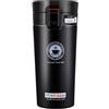 SLOSH Tazza Viaggio caffè Termica Thermos Bottiglia Acqua Coffee To Go Termica Infusione Ufficio Bpa Free Borraccia Acciaio Inox Tazza Auto Tumbler Travel Mug Bevanda Infusore Filtro Yoga (Nero)