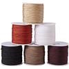 PH PandaHall 6 Rotolo Filo di Nylon 0.8mm Filo Nylon per Braccialetti, 6 Colori Corda Macrame per Perline Collana Bracciale Gioielli Lavori a Macramè Artigianato Fai Da Te, 91.4m/Rotolo