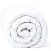 Amazinggirl Piumino letto matrimoniale o singolo 200x140 cm - trapunta invernale et piumone leggera bianco caldo in microfibra Piumino 140 x 200 cm
