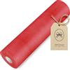 100%Mosel Runner da tavola in tessuto non tessuto, in Rosso (30 cm x 25 m) | Elegante decorazione da tavola per Natale, San Valentino & Carnevale - in rotolo, tagliabile su misura
