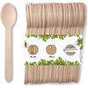 BIOZOYG Cucchiaio da tavola usa e getta ecologico I cucchiaio da legno posate cucchiaio di legno posate usa e getta I posate biodegradabili e compostabili I 100 x cucchiaio 16.5cm