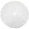 HOWAF Gonna Albero di Natale 78CM/31 Pollici Tappeto Albero di Natale Bianco Peluche Copri Base albero natale Sotto per Decorazioni Natalizie