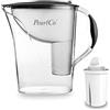 PearlCo Standard - Caraffa filtrante (antracite) con 1 filtro classic(compatibile Brita® Classic®)