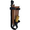 Rustiluz 49362 - Applique da parete in ferro battuto con tegola, stile rustico